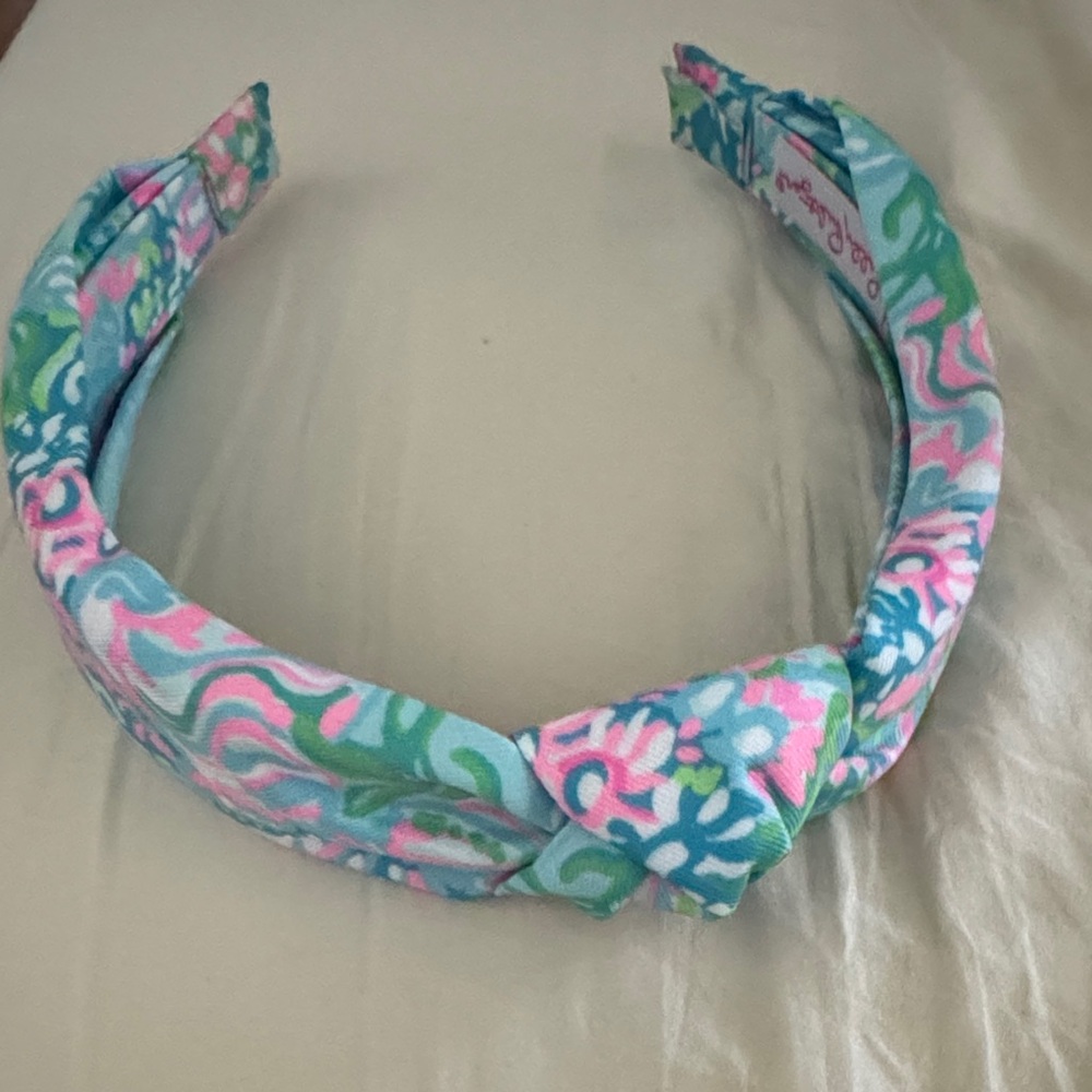 Lilly Pulitzer Knot Headband in Pink, Teal & Green